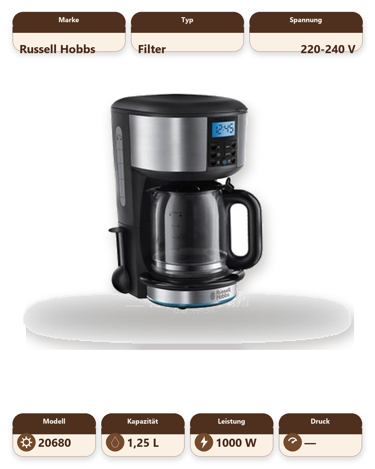 Buckingham Coffee Maker