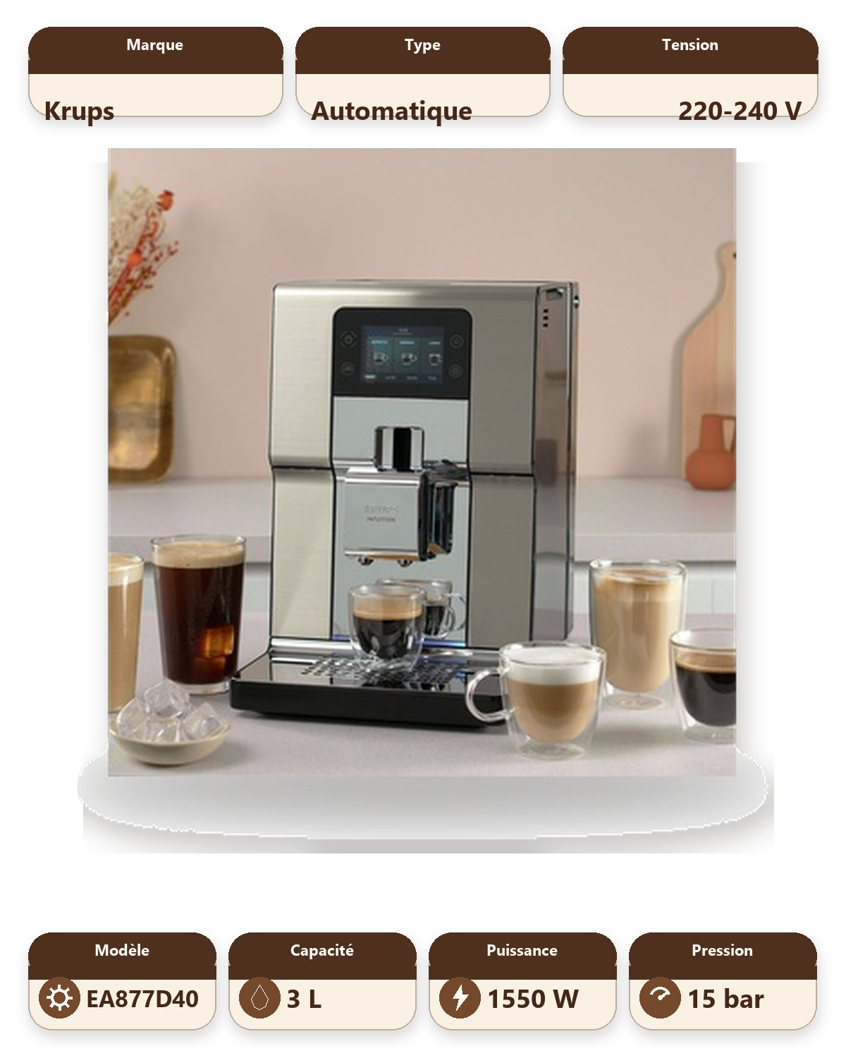 Krups INTUITION EXPERIENCE+ - EA877D40